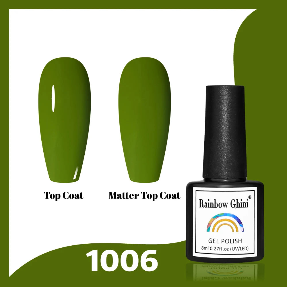 Gel Vernis à ongles semis permanents Paillettes 8Ml 150 couleurs