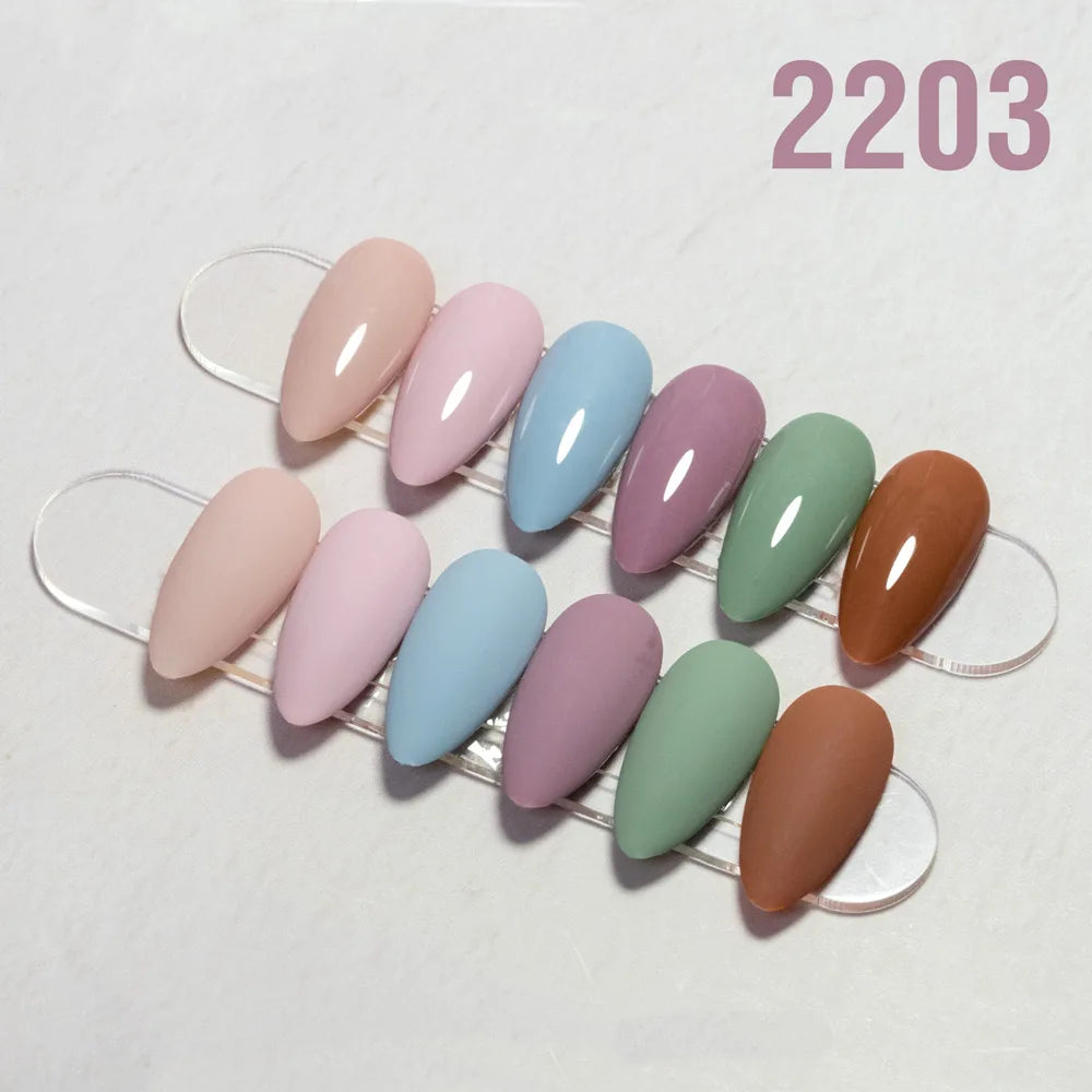 6pcs/kit VENALISA Collection de couleurs de Noël Ongles d’hiver