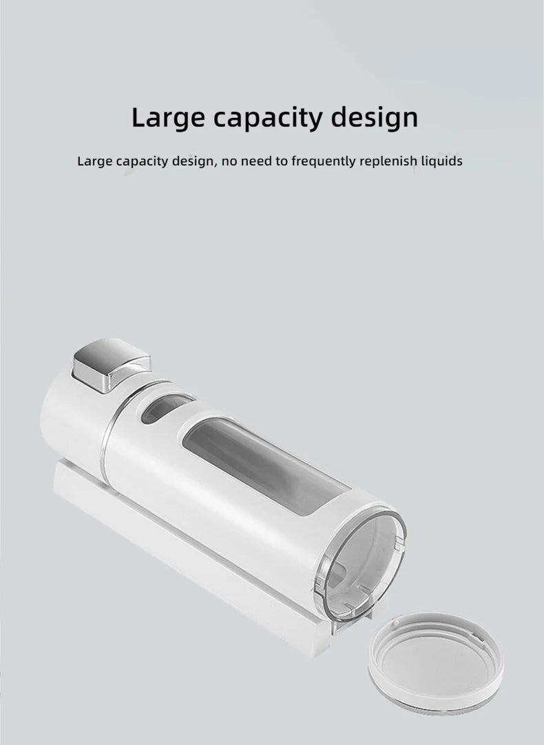 Lamgool Single/double Soap Dispenser Wall-Mount Shower Bath Shampoo Dispenser Liquid Soap Container Bathroom Accessories