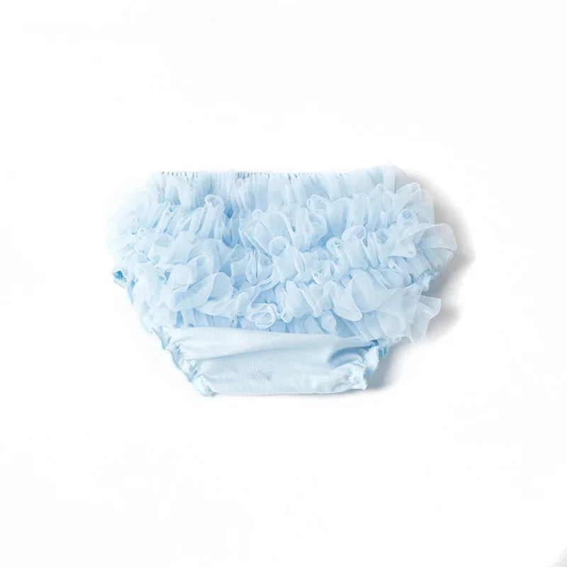 New Summer Shorts for Baby Girl Solid Color White Pink Yellow Grey Red Underpants Mesh Elastic Waist Children's Clothing E1200