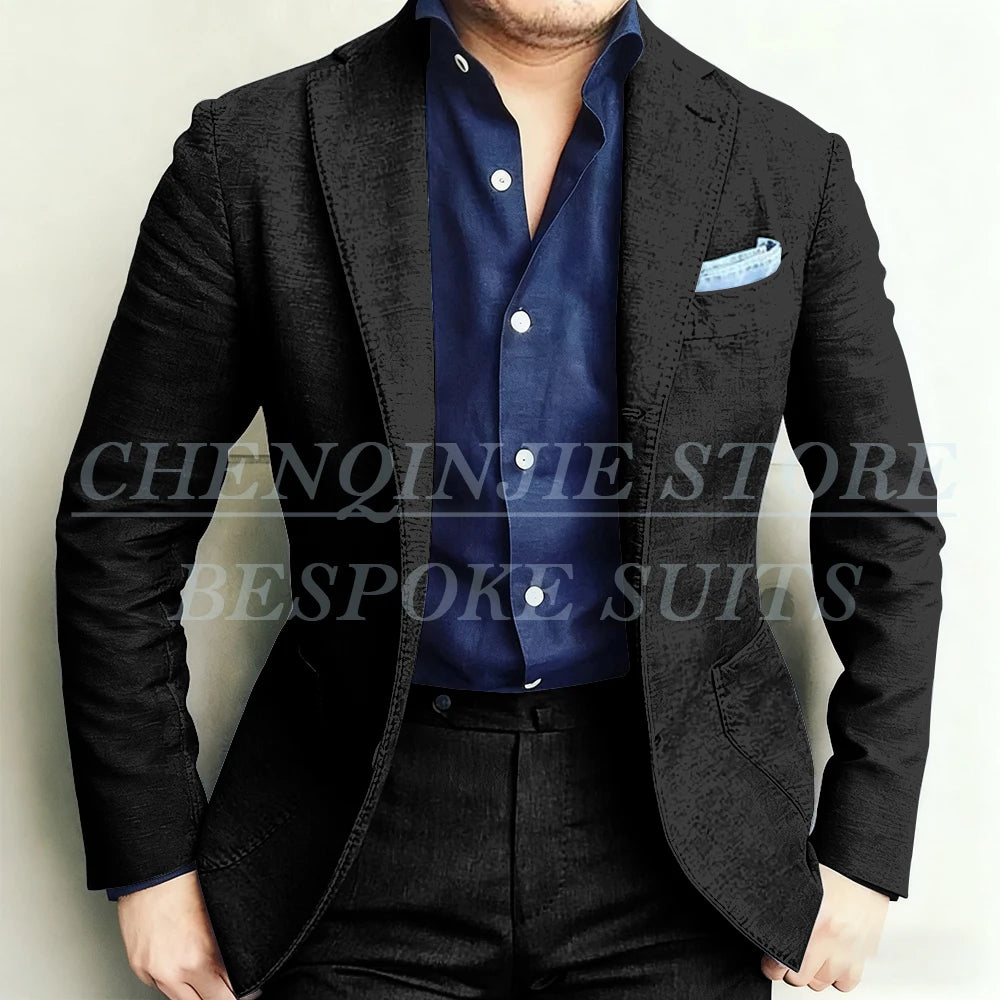 Ensemble de costumes 2 pièces Denim personnalisé