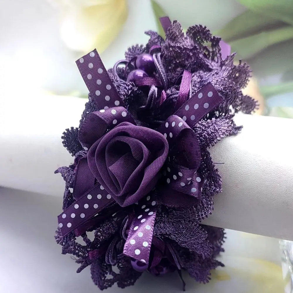 Élastique pour cheveux Fleur