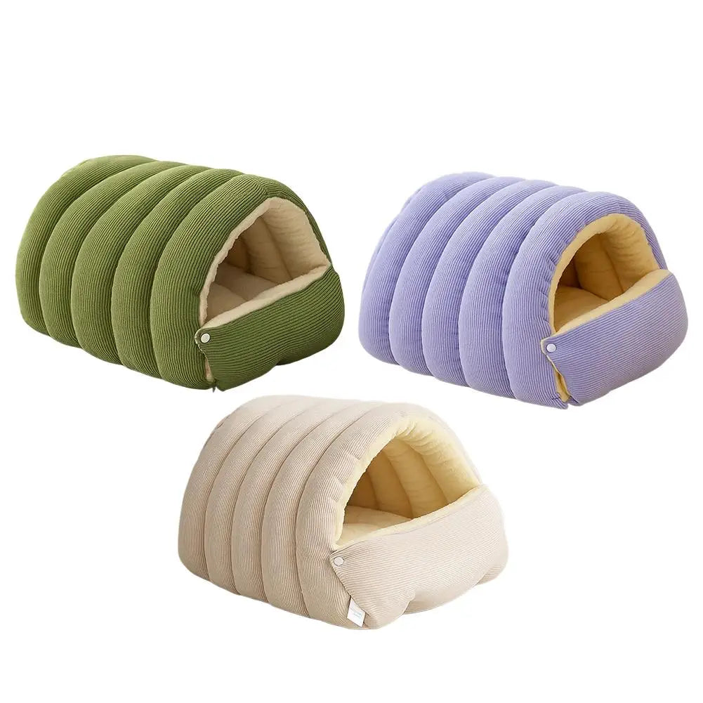 Winter Warm Pet Sleeping Nest Four Seasons Soft Cat Cave Bed Kitten Nest Kennel Pet Supplies For Cats Dogs Puppy