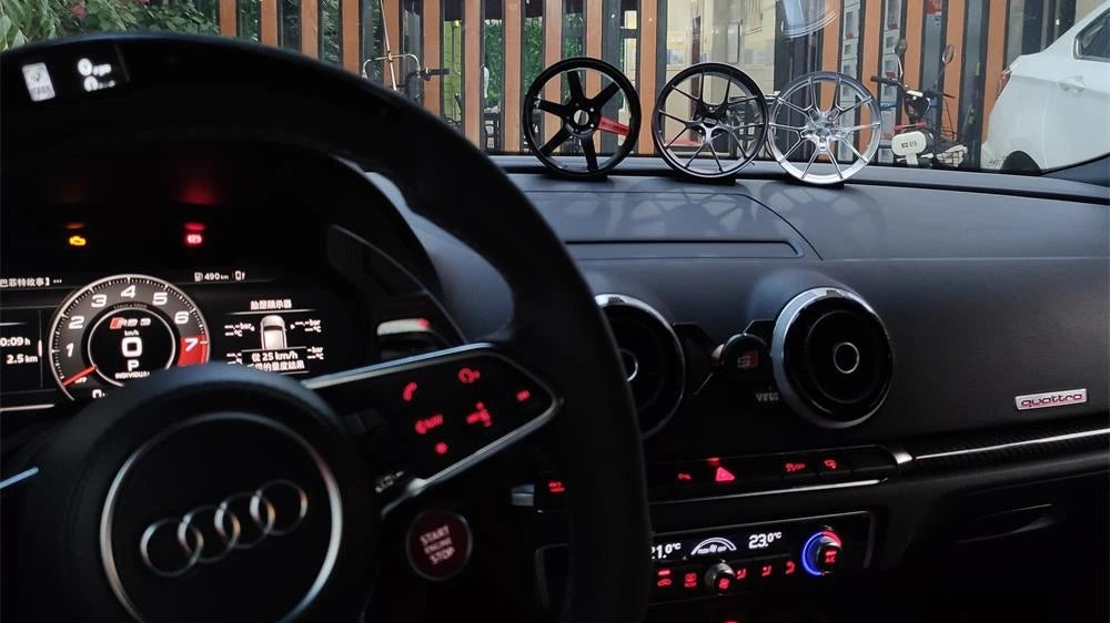 1/5 Car Model Metal Forged Assemble Refitting Wheel Hub  Creative Desktop Display  Personalized  Modification Toys Gift