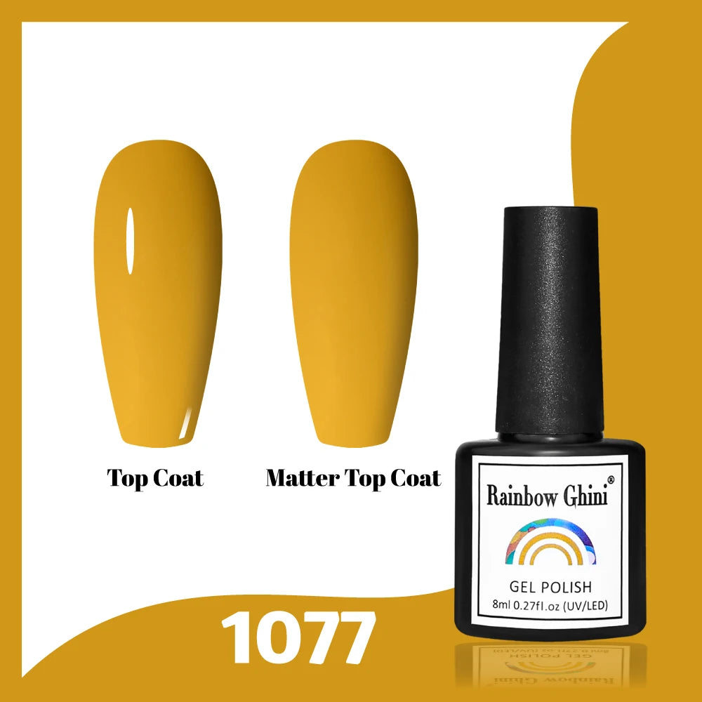 Gel Vernis à ongles semis permanents Paillettes 8Ml 150 couleurs