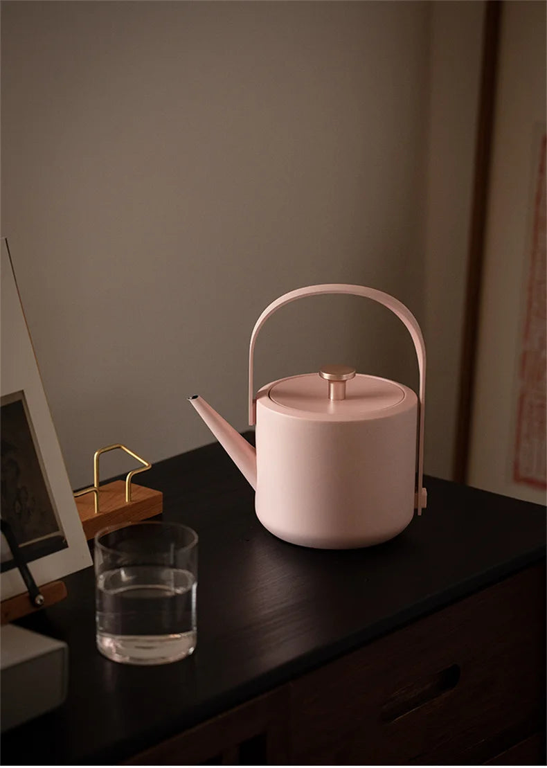 XiaoTi Electric Kettle Beautiful Retro Style 304 Stainless Steel Electric Tea Kettle For Home Office Hotel Fast Boiling 600ml
