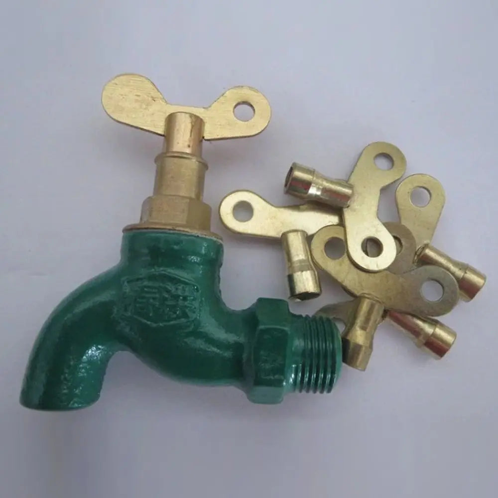 4PCS Switch Use Outdoor Water Tap Key Bleeding Key Faucet Key Radiator Plumbing Bleed Venting Air Valve