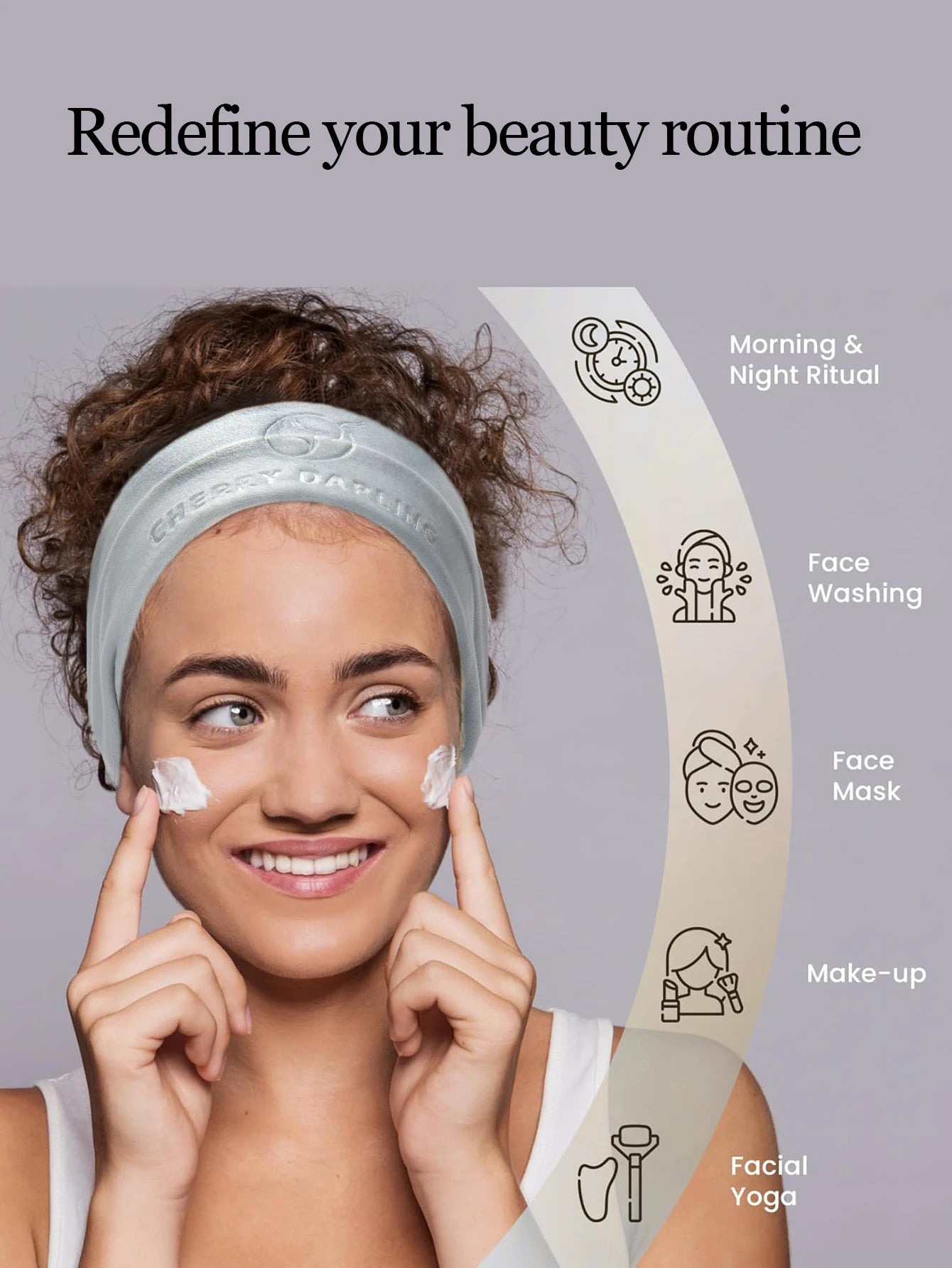 Casual Hairband 16-Piece Set, Face Wash, Facial Cleansing, Makeup Removal, Travel, Suitable for All Skin Types