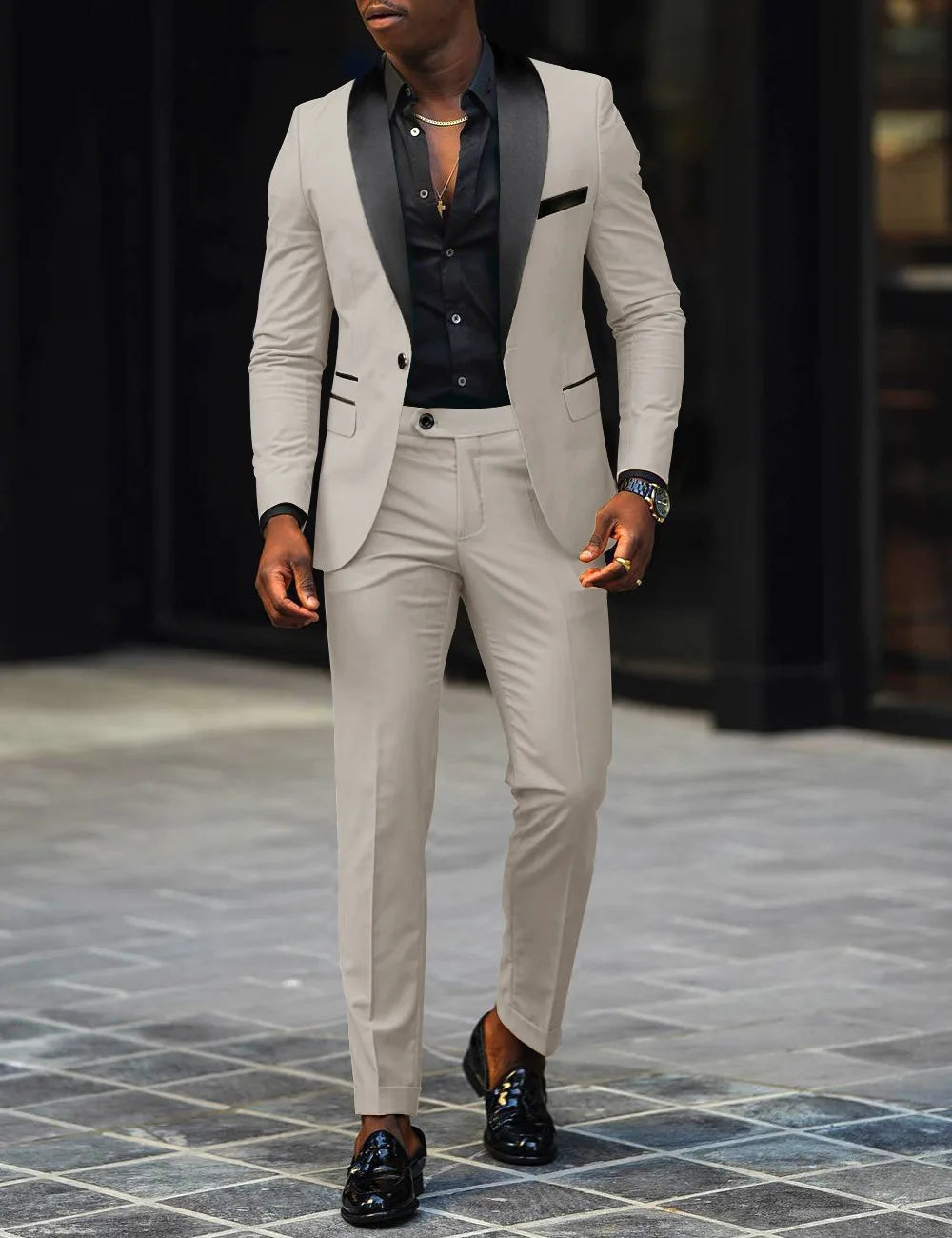 Ensemble de costume 2 pièces décontractée