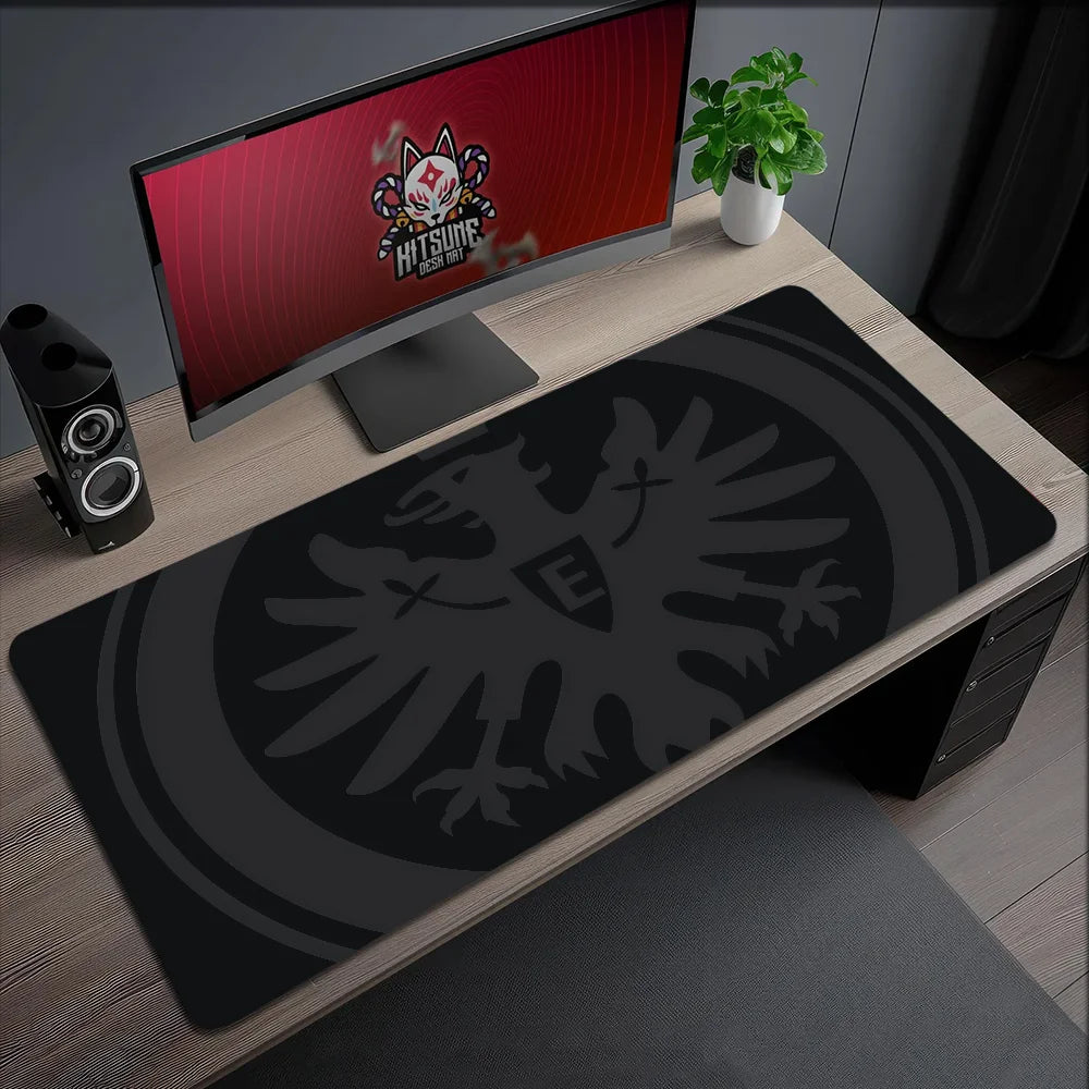 FootBall Rubber Desktop XXL Desk A-A-AG S Non-slip Gaming F-F-Frankfurt Thickened Germany E-E-Eintracht Large MousePad Office