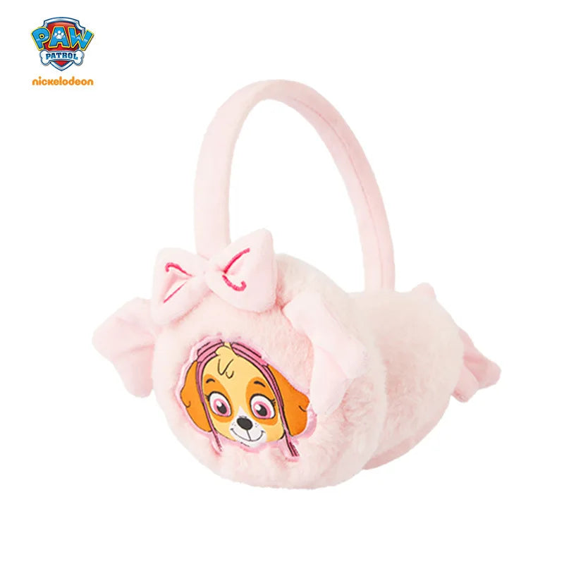 Paw Patrol Cute Skye Children's Earmuffs Autumn and Winter Outdoor Wind and Cold Warm Girls with Velvet Cartoon Decoration