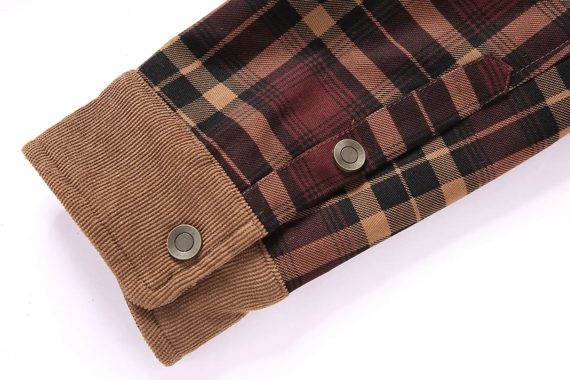 European and American Casual Checked Thickened Shirt. Men's New Style Fleece-lined. Winter Warm. Pure Cotton Jacket. S-XXXXL