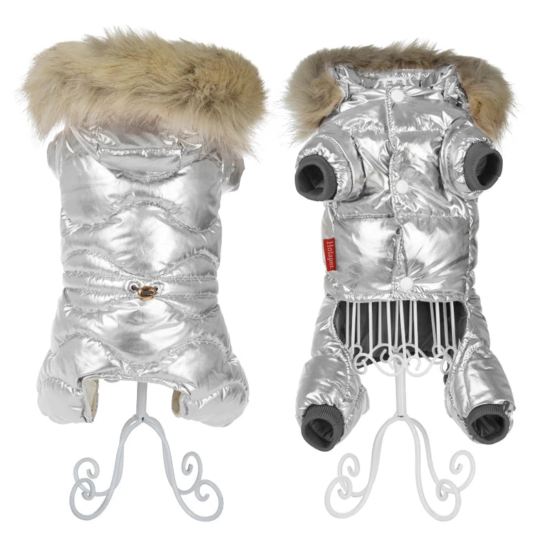 Dog Clothes for Small Medium Dogs Cat Thicken Fleece Warm Puppy Solid Jacket Coat Waterproof Yorkshire Pug Chihuahua Pet Outfits