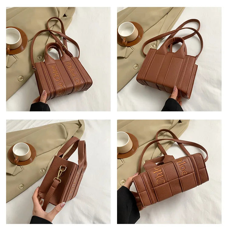 ‌2025 Fashion Embroidery Handbag - Adjustable Shoulder Tote, Crossbody Purse, Trendy & Practical, Perfect for Daily Outfits‌
