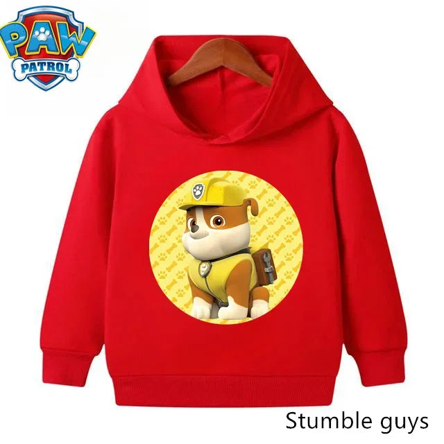 Paw Patrols Hoodie Kids Sweatshirt Cute Anime Hoodie Cashmere Boys Clothes Girls Tops Pokemoned Clothes