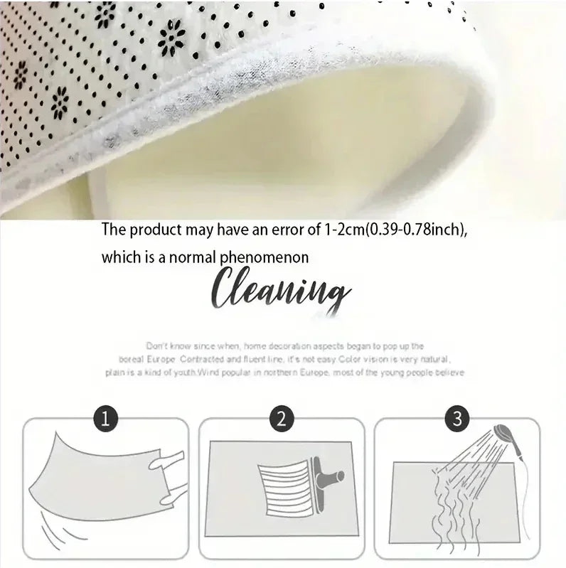 Christmas Tree Santa Claus Elk Christmas Entry Door Floor Mat Festive Decorations Carpet Bathroom Anti-slip Mat Entrance Doormat