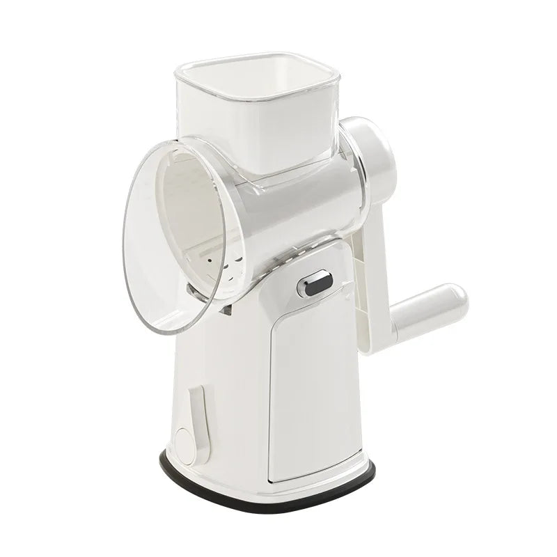 Household Manual Slicer, Stainless Steel Multi-Blade Design, Non-Slip Base, Portable And Easy To Clean, Kitchen Artifact