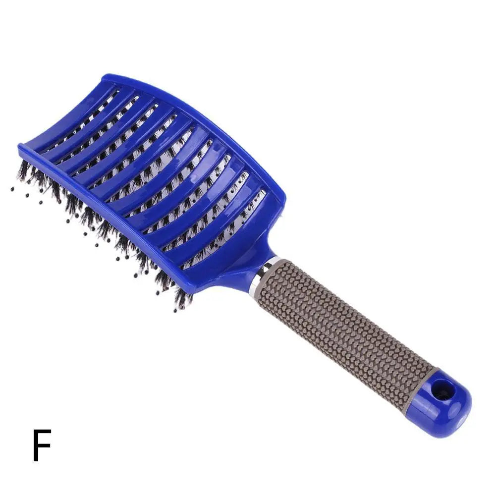 Brosse à cheveux bouclés .