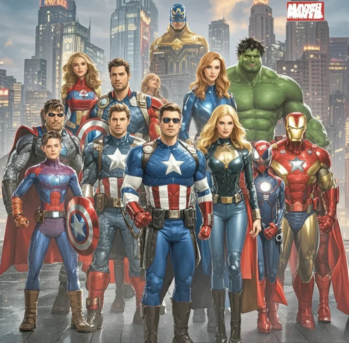 2025 Marvel Series X-Men Movie Printed Men's and Women's American Retro Street Loose Short-sleeved T-shirts Pure Cotton