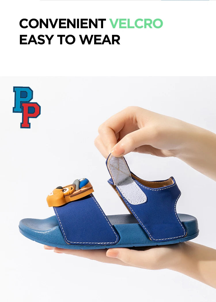 PAW PATROL Children's Sandals Outdoor Comfortable Non-slip Breathable Sandals Heel Strap Shoes for Boys And Girls
