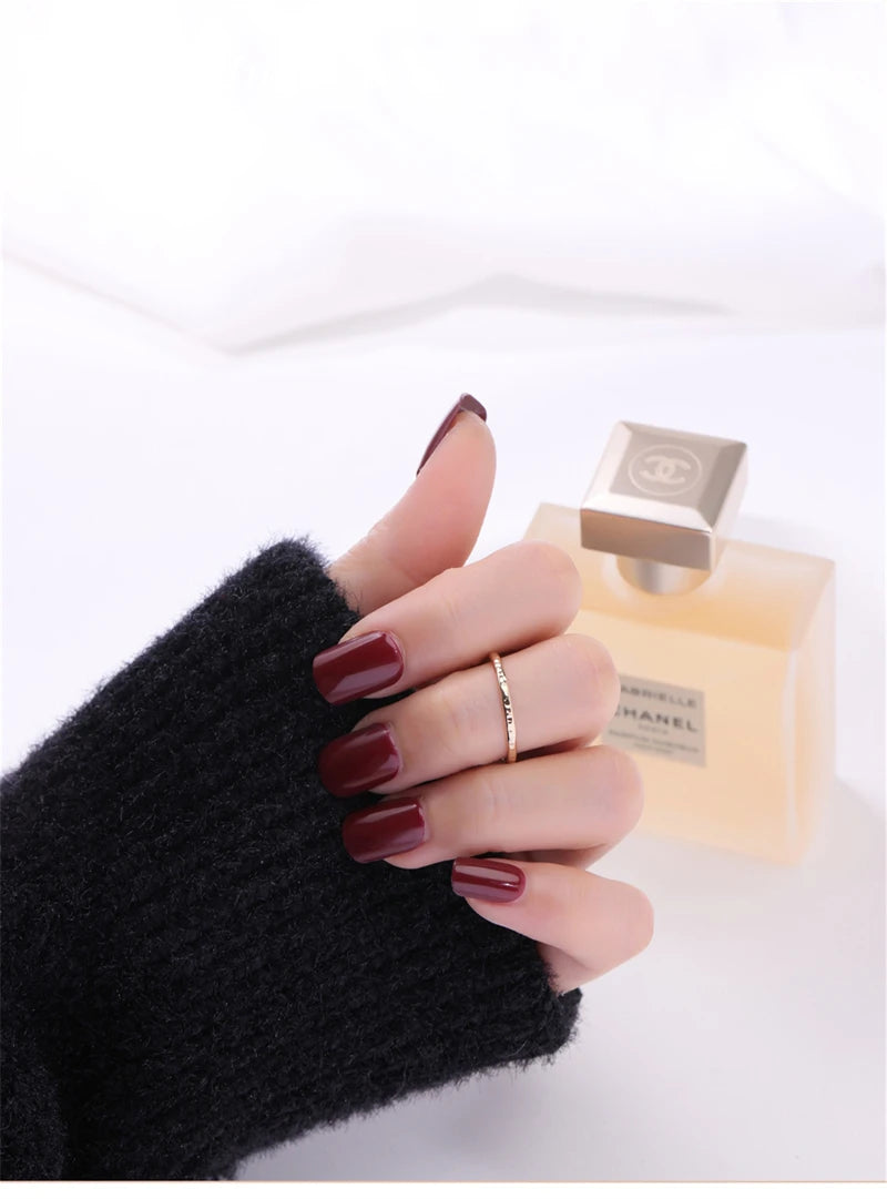 14K Gold Filled Hand Hammered Ring Handmade Band Ring Minimalism Jewelry Ring Dainty Boho waterproof Ring Tarnish Resistant Ring