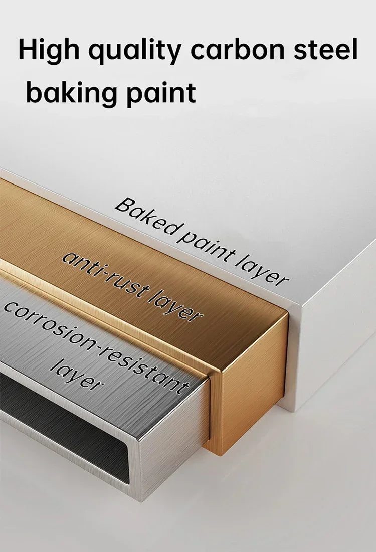 ZEXEF Kitchen Storage Box with Sliding Rail Pull-out Cabinet Storage Rack Spice Pantry Shelves Drawer Kitchen Organizer Basket