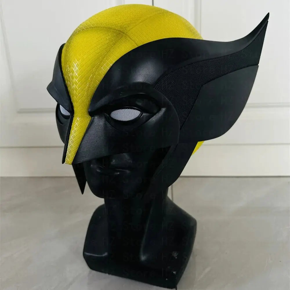 mar-vel Damaged Wolverine Mask with Magnatic Eyes 1:1 3D Resin Halloween Cosplay Mask Wolverine Helmet Cos masque for Gift