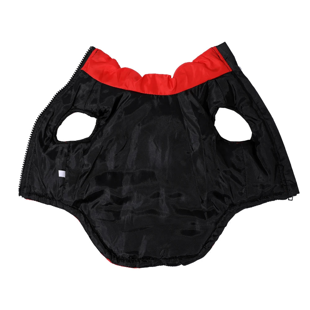 Warm Dog Coat For Autumn Winter Windproof Dogs Jacket With Harness Outdoor Waterproof Puppy Jacket For Small Medium Dogs Bulldog