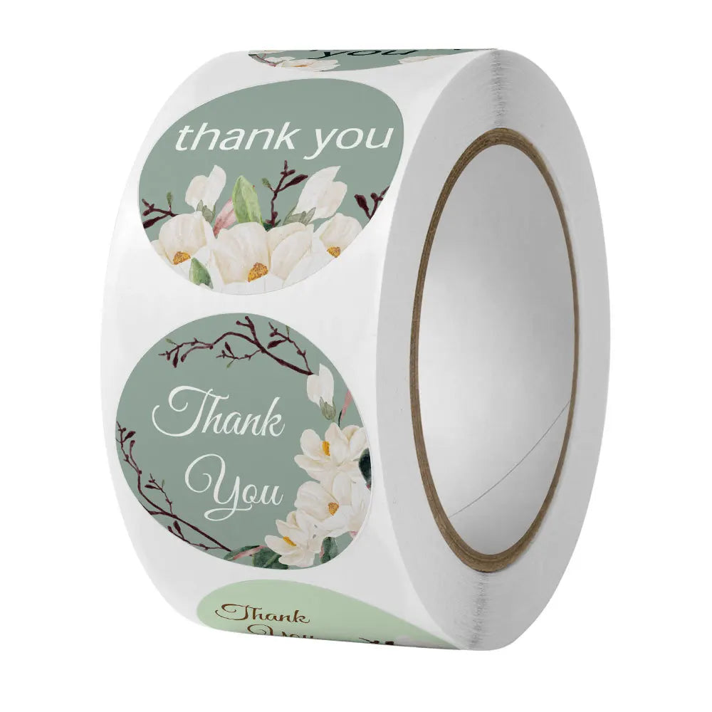 100-500pcs Thank You Sticker Holiday Decor Sticker Wedding Party Gift Sticker Birthday Gift Box Sticker Baking Labels
