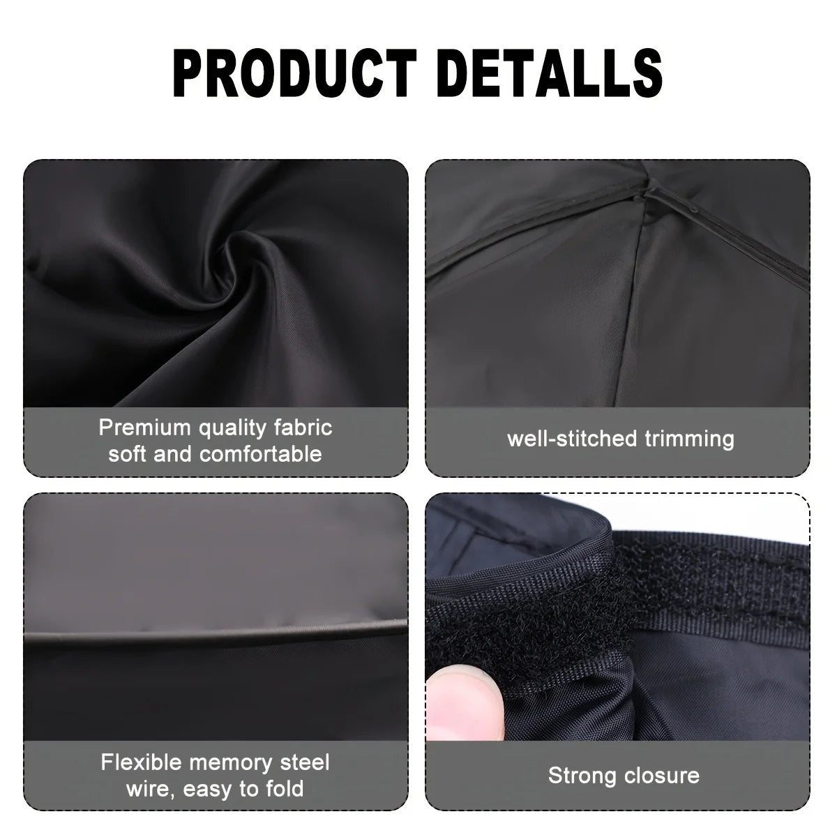 Cape de coiffeur avec peigne - Tablier de barbier pliable