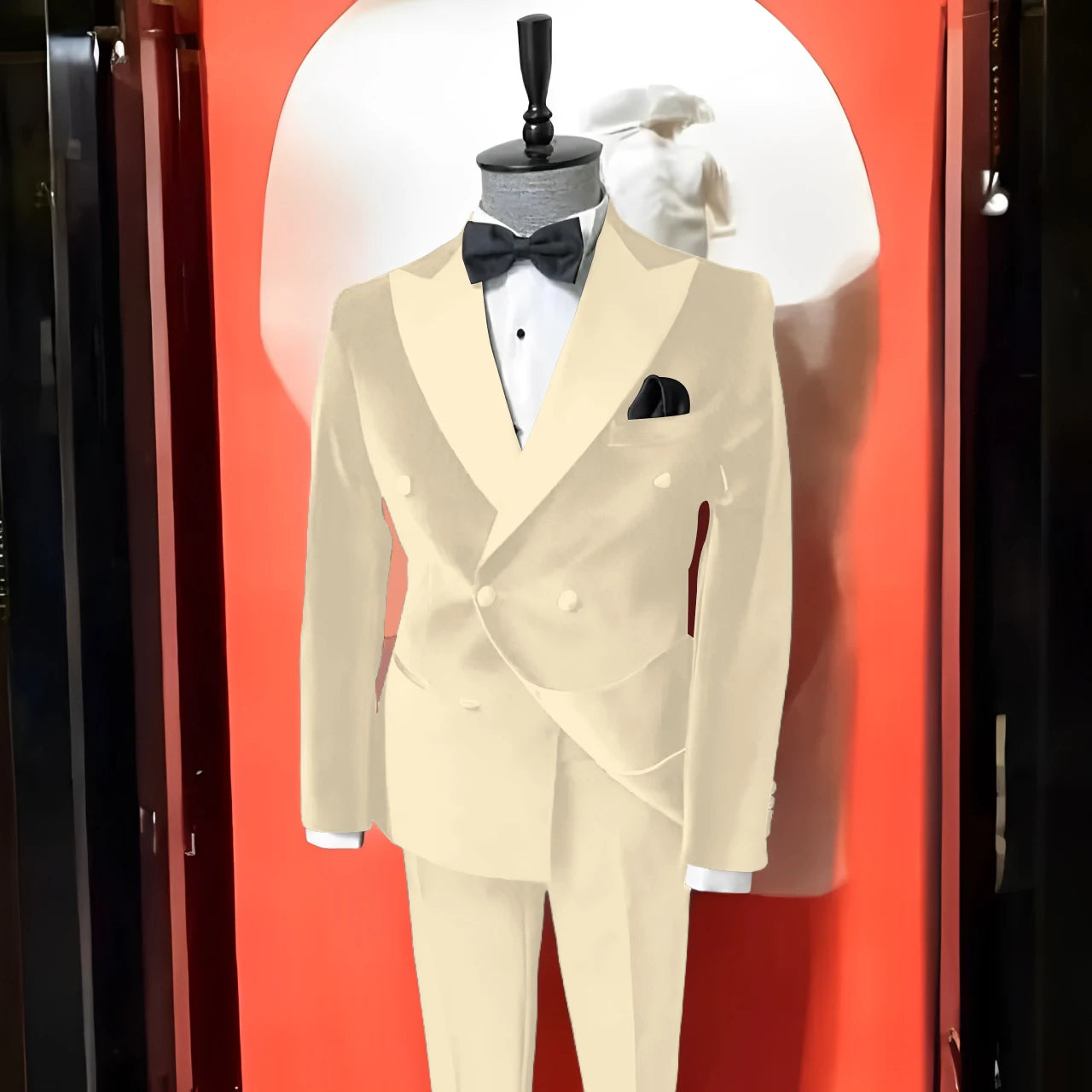 Costume en velours noir 2 pièces