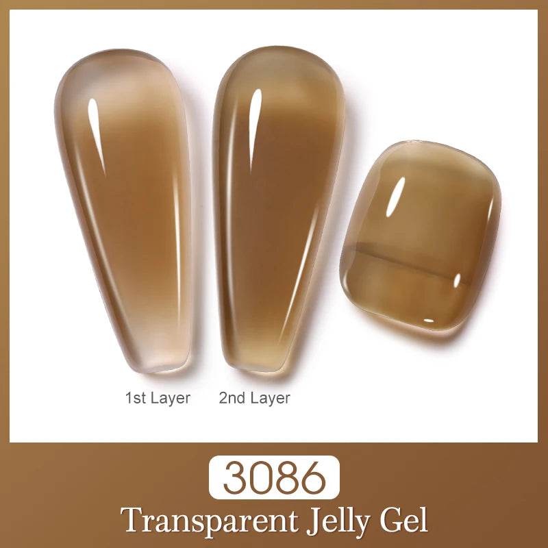 NAILCO Vernis Semi Permanent UV Gel Nail Polish Black White Color Nails Art Manicure TOP BASE Varnish Hybrid Nail Professionals