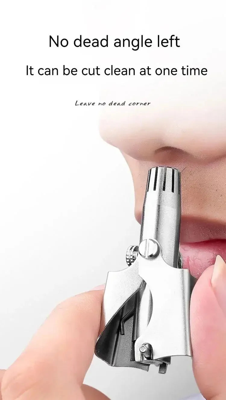 Rasoir électrique portable pour hommes, coupe de poils de nez indolore & d’oreille lavable
