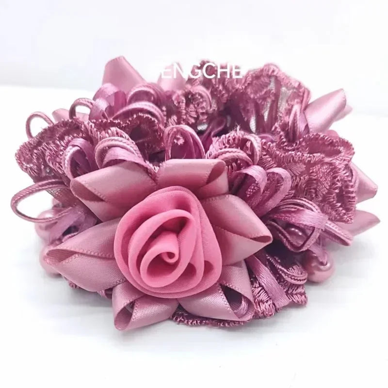 Élastique pour cheveux Fleur