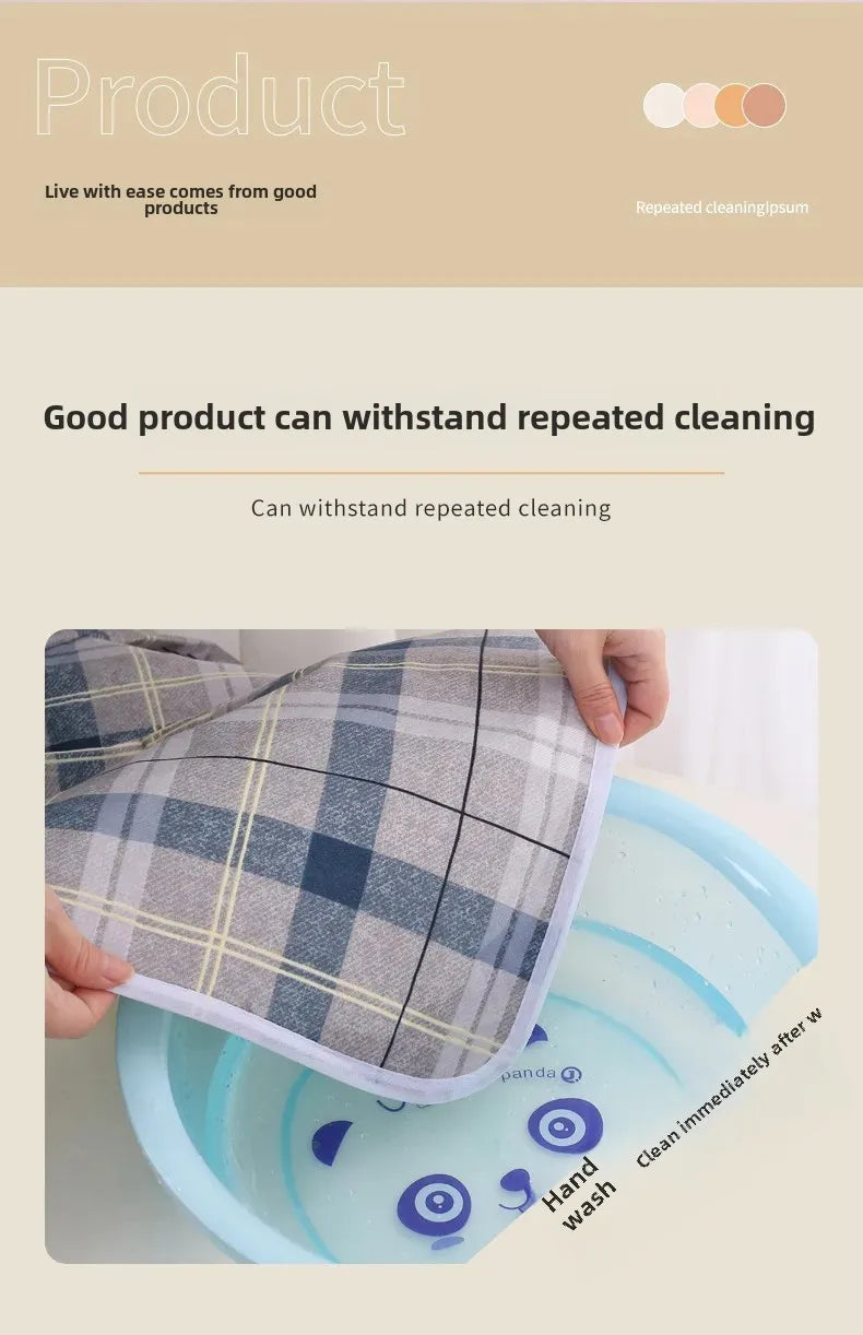 Newborn Cartoon Urine Pad Portable Cute Double Sided Bed Mat Waterproof Washable Diaper Changing Pad Children Diaper Products