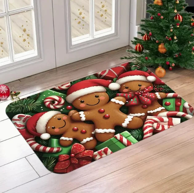 Christmas Gnome Pattern Door Mat Soft Carpet  Living Room Kitchen Bedroom Bathroom Laundry Room Christmas Christmas Home Decor