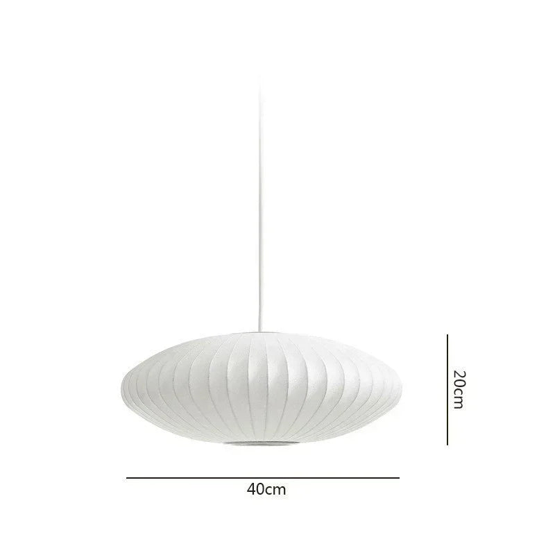 Denmark Design Bubble Silk Pendant Lamp Chandelier Suspension Hanging Light for Dining Living Room Kitchen Island Bedroom Loft