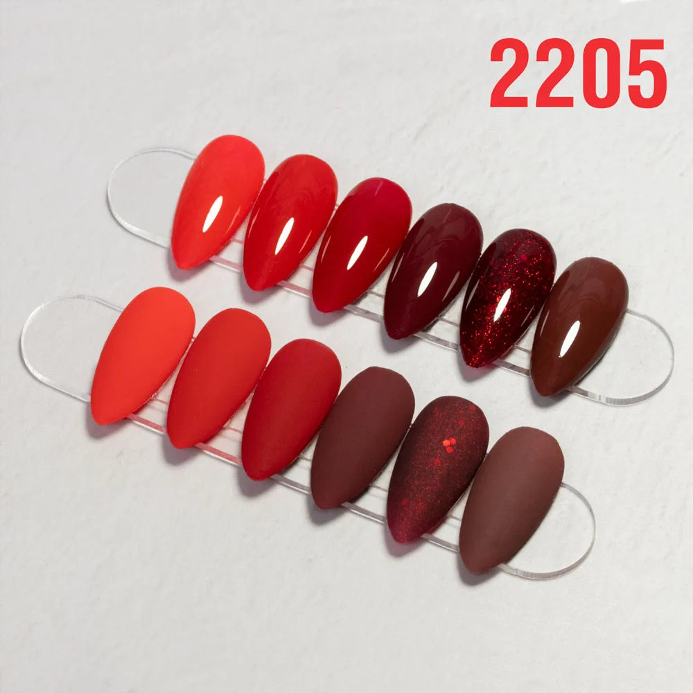 6pcs/kit VENALISA Collection de couleurs de Noël Ongles d’hiver