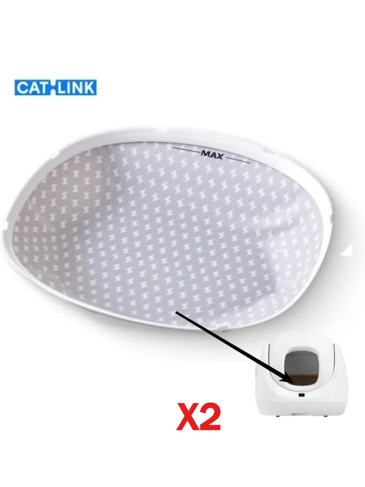 وسادة فضلات القطط البديلة من CATLINK لصندوق فضلات القطط الأوتوماتيكي SE/SE LITE، مقاومة للماء والتسرب، حصيرة فضلات بديلة لا تلتصق أبدًا