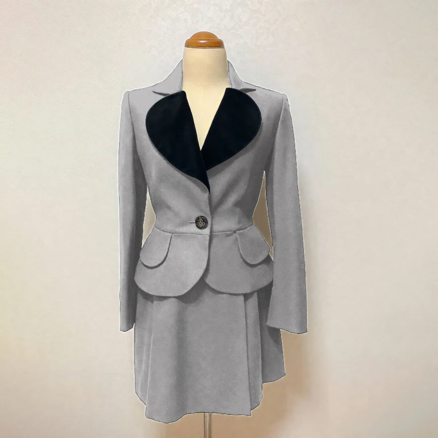 Costume 2 pièces personnalisé slim sweet