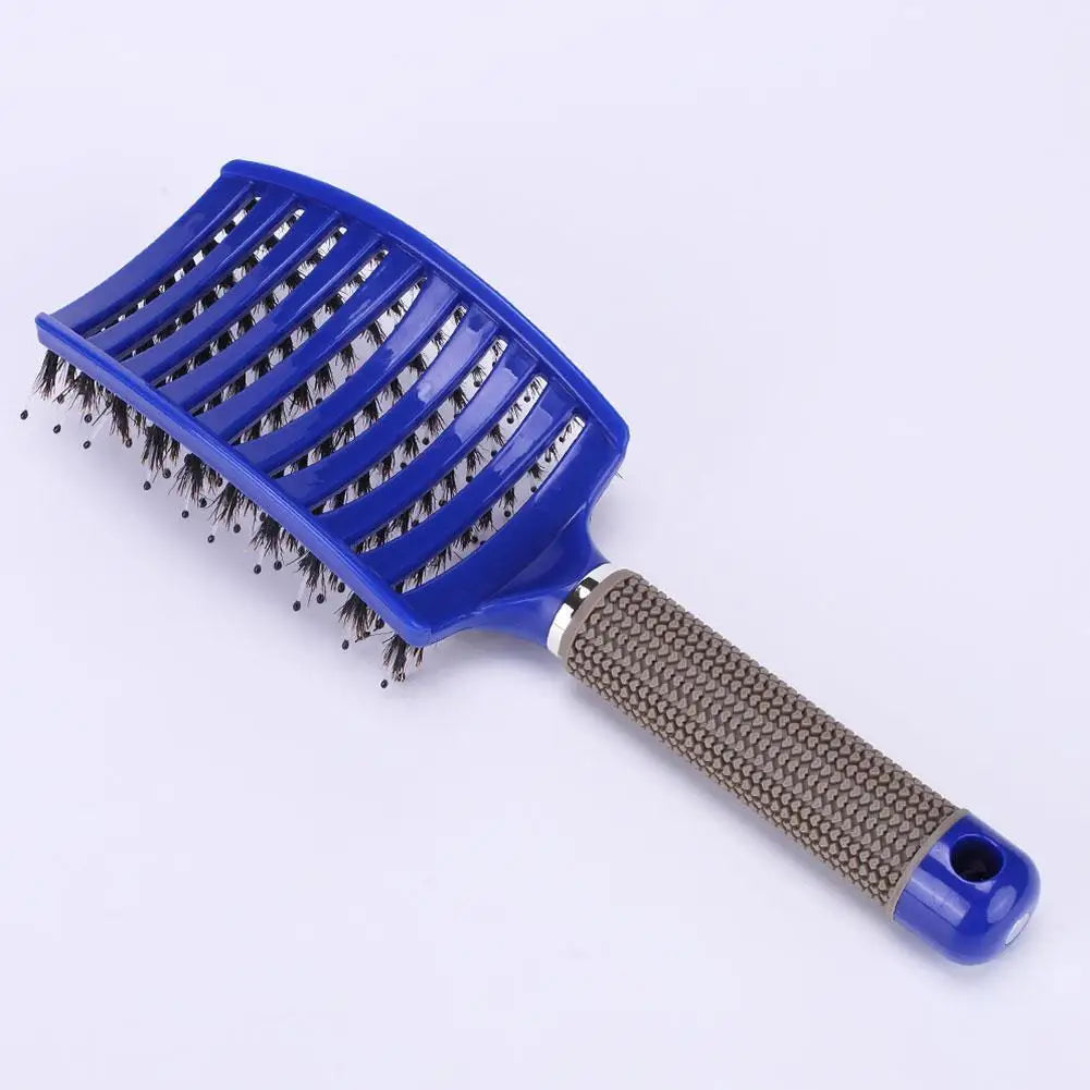 Brosse à cheveux bouclés .