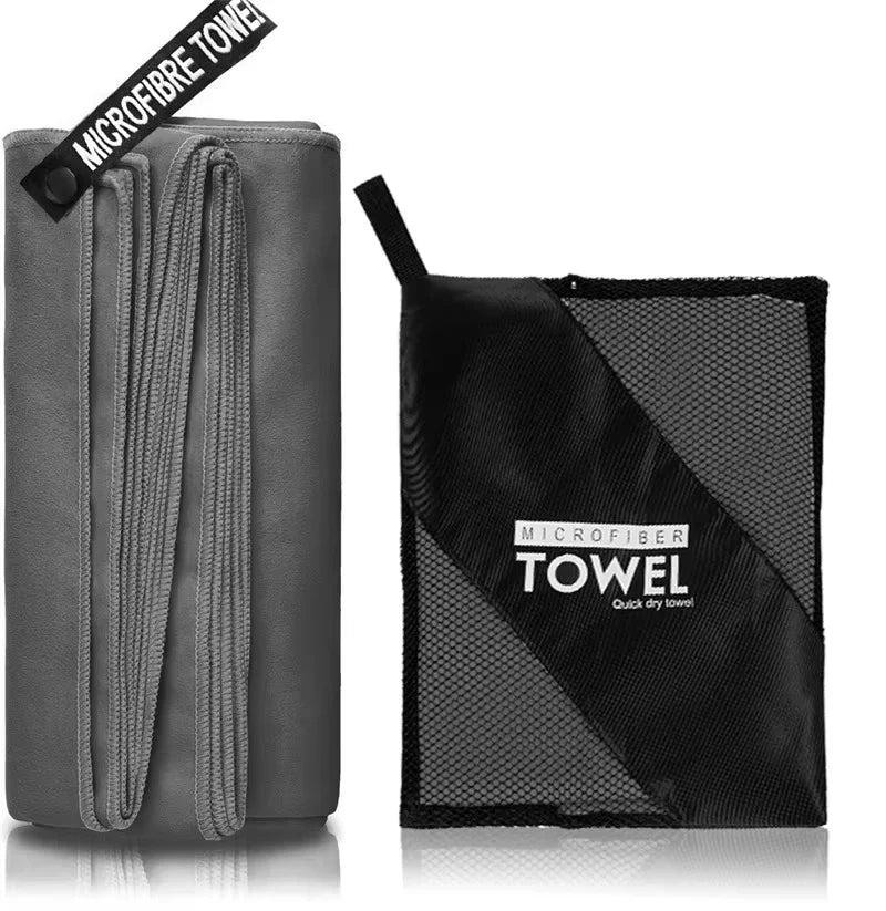 Quick-Drying Bath Towel Microfiber Bathroom Towel With Portable Bag Highly Absorbent & Fast Drying for the Body After Bathing