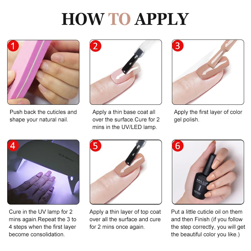 NAILCO Vernis à Ongles Ongles Art Gel Manucure