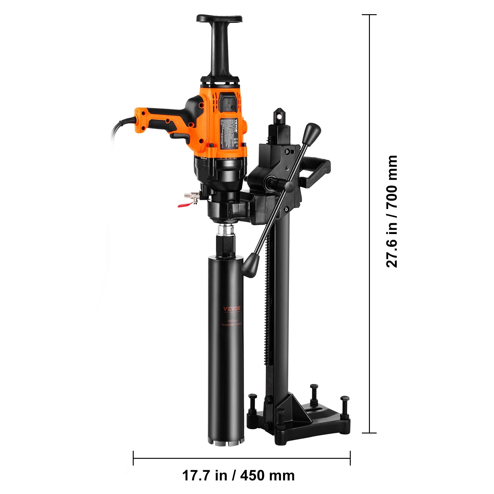 Carotteuse a main Diamètre de forage foreuse