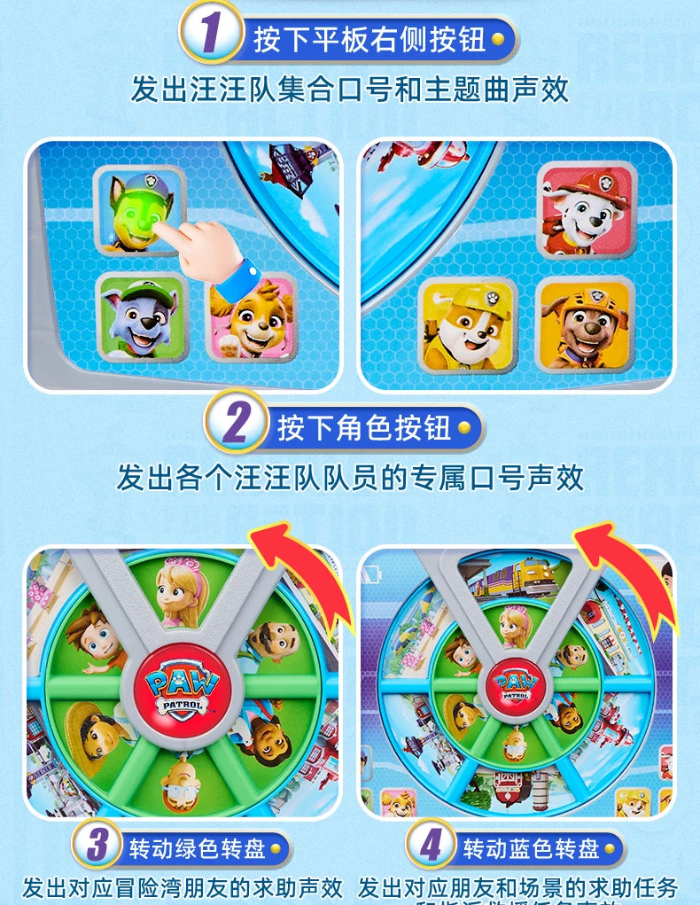 Original PAW Patrol Rescue Mission Pup Pad Interactive Toy with Lights Sounds & Music Pretend Play Kids Toys for Boys & Girls