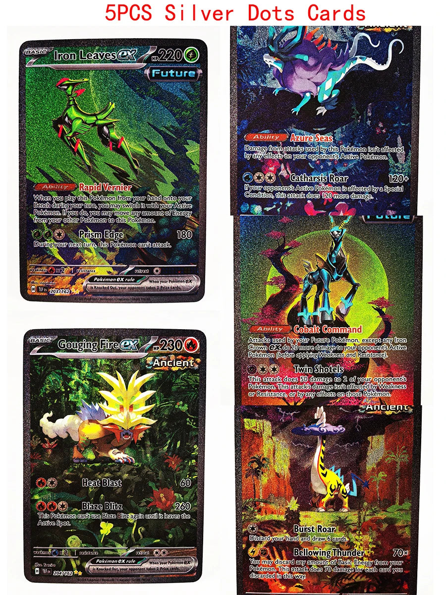 5pcs/set Iron Leaves Gouging Fire Ex Toys Hobbies Hobby Collectibles Game Collection Anime Cards