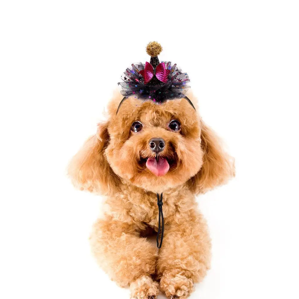 New Dog Decoration Hat Press Adjustable Hamster Hat Pumpkin Halloween Dog Cat Headwear Decoration Supplies Pet Holiday Supplies
