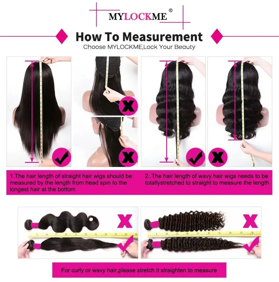 Wigs Human Hair Straight 360 Full Lace Front Wig Human Hair Pre Plucked 13x6 13x4 HD Lace Frontal Hair Wig Brazilian For Women