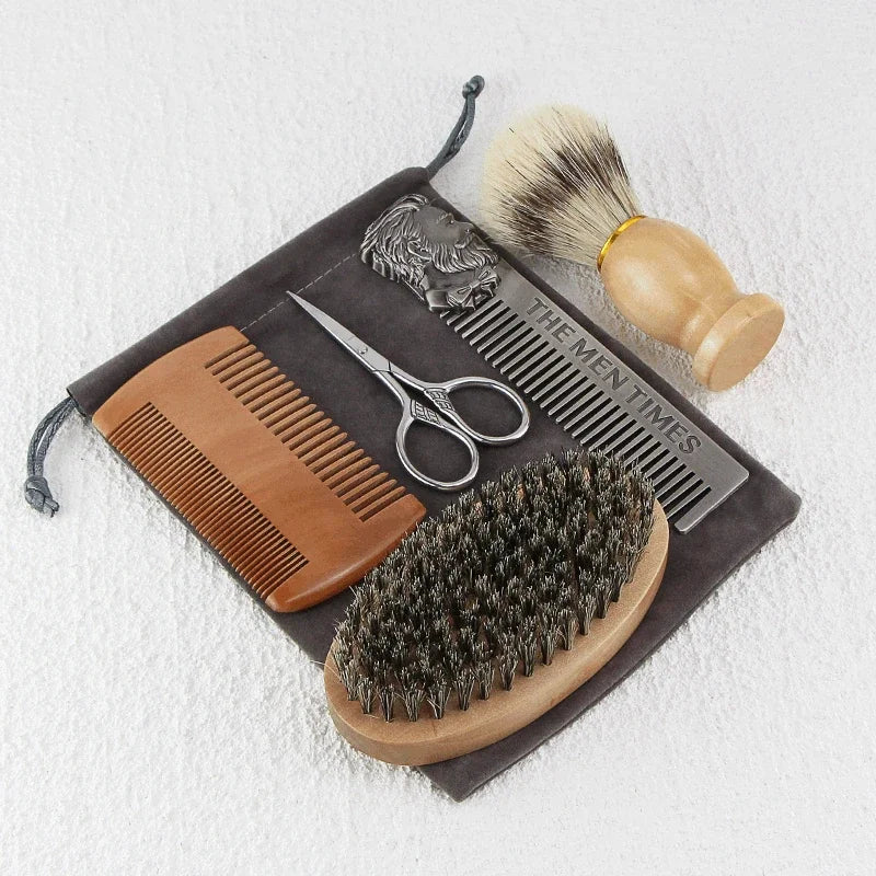 Kit De Mise En Forme De Barbe De Haute Qualité,
