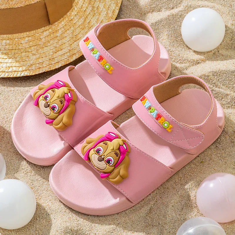 PAW PATROL Children's Sandals Outdoor Comfortable Non-slip Breathable Sandals Heel Strap Shoes for Boys And Girls